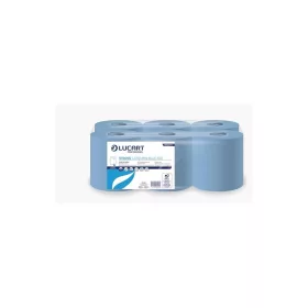   Kéztörlő 2 rétegű tekercses 6 tekercs/karton L-One Mini Strong Blue 350 Lucart_852274A kék