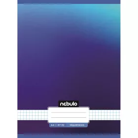   Füzet, A4, kockás, 87-32, Monochrome és Gradient minták II., 12 db/csomag Nebulo