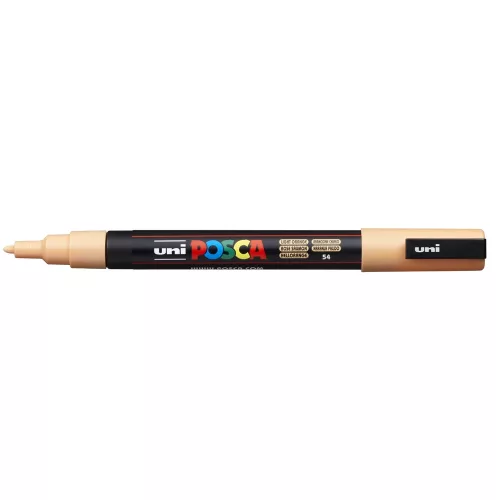 Dekormarker 0,9-1,3mm, Uni Posca PC-3M világos narancs