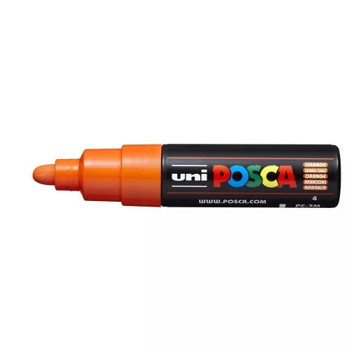 Dekormarker 4,5-5,5mm, Uni Posca PC-7M narancs