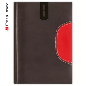   Tárgyalási napló Memphis B5 napló, fehér lapokkal fekete-piros Dayliner 2027.