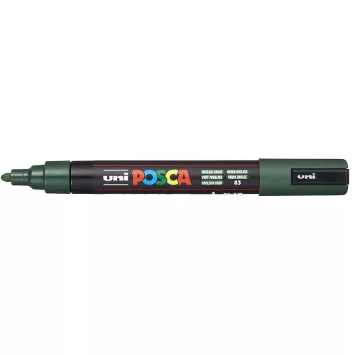 Dekormarker 1,8-2,5mm, Uni Posca PC-5M angolzöld
