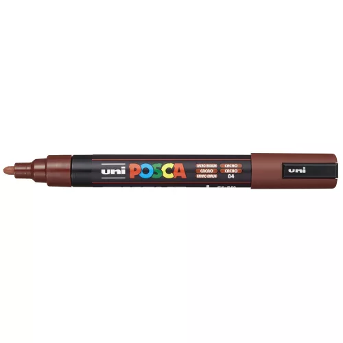 Dekormarker 1,8-2,5mm, Uni Posca PC-5M kakaó