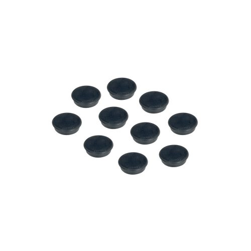 Mágnes 24mm, erősség: 300 g. HM20 10 Franken 10 db/csomag, fekete 