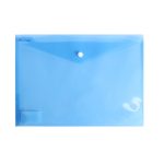   Irattartó tasak A4 PP patentos transzparens kék 12 db /csomag BLUERING