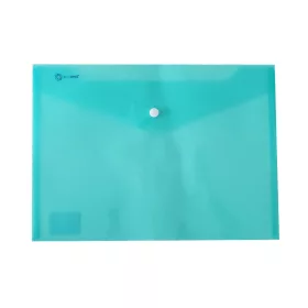   Irattartó tasak A4, PP patentos Bluering® transzparens zöld
