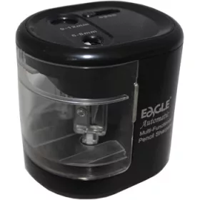   Hegyező asztali 2 lyukú elektromos elemes és hállózati adapterrel működtethető EG5161 Eagle fekete