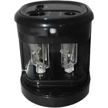 Hegyező asztali 2 lyukú elektromos elemes és hállózati adapterrel működtethető EG5161 Eagle fekete