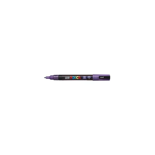 Dekormarker 0,9-1,3mm, Uni-Posca PC-3ML csillámló lila
