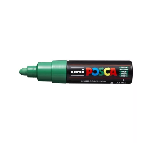Dekormarker 4,5-5,5mm, Uni-Posca PC-7M zöld