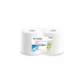   Kéztörlő 2 rétegű tekercses átmérő: 28 cm 100% cellulóz belső magos 2 tekercs/karton Strong Lucart Multi-Use_852698A