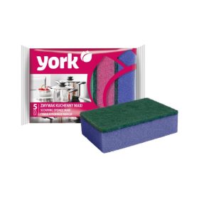 Mosogatószivacs 5 db/csomag Maxi York_030040