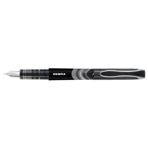 Töltőtoll 0,6 mm, Zebra Fountain pen, fekete