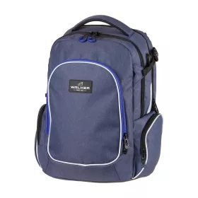   Iskolatáska ergonómiai, tinédzser fiús Grid Navy by Walker