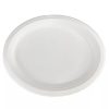 Tányér lapos ovális 25,4 x 19,05 cm komposztálható cukornád 125 db/csomag, natúr