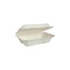 Papírdoboz ételes 1 részes HP2, 18,28 x 13,71 x 6,85 cm komposztálható cukornád 150 db/csomag, natúr