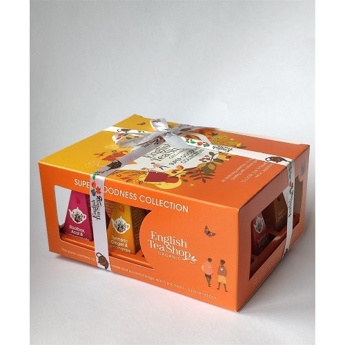 Fekete tea 12x2 g English Tea Shop 12, filteres, bio Organic selyempiramis