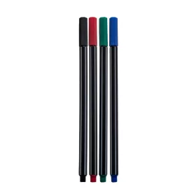   Rostirón, tűfilc vízbázisú készlet, 0,4mm, hatszögletű, 4 klf. szín