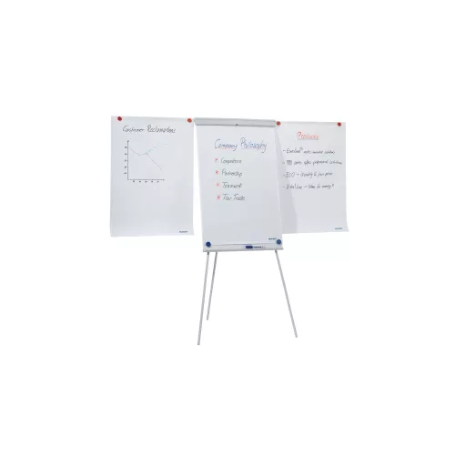 Flipchart tábla 68x105cm, mágneses X-tra Line Standard Plus  EL-FC22 Franken