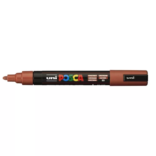 Dekormarker 1,8-2,5mm, Uni Posca PC-5M gesztenyebarna