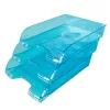 Irattálca műanyag 550 extra széles 345x270x67mm, Bluering®, áttetsző kék