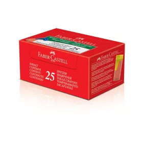   Hegyező 1 lyukú műanyag, tartályos 125LV Faber-Castell átlátszó test vegyes színben