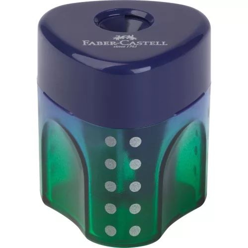 Hegyező GRIP mini tartályos Faber-Castell vegyes színátmenetes színben égkék-rózsa, türkiz-kék