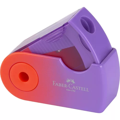 Hegyező mini tartályos SLEEVE színátmenetes színben Faber-Castell égkék-rózsa,
