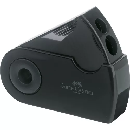 Hegyező dupla tartályos SLEEVE Jumbo Faber-Castell fekete színben 