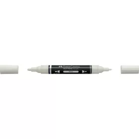 Akril marker kétvégű MULTIMARK 101 Faber-Castell fehér 