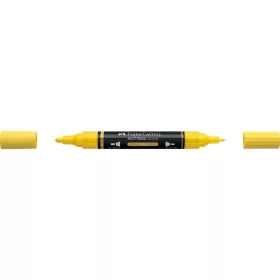 Akril marker kétvégű MULTIMARK 108 Faber-Castell sárga 