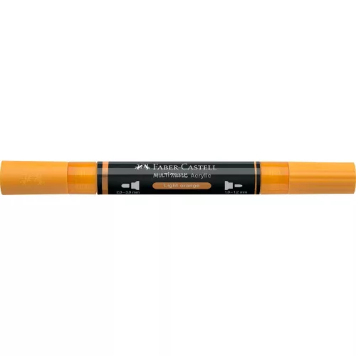 Akril marker kétvégű MULTIMARK 309 Faber-Castell világos narancs