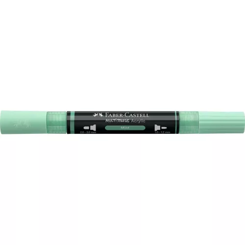 Akril marker kétvégű MULTIMARK 412 Faber-Castell mentazöld 