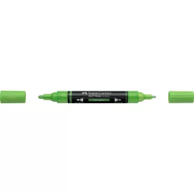   Akril marker kétvégű MULTIMARK 112 Faber-Castell levélzöld 
