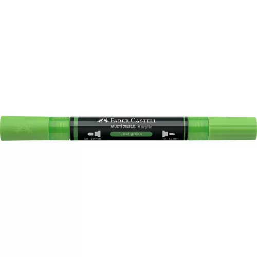 Akril marker kétvégű MULTIMARK 112 Faber-Castell levélzöld 