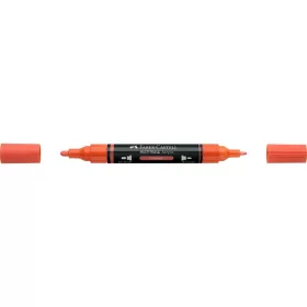 Akril marker kétvégű MULTIMARK 115 Faber-Castell narancs 