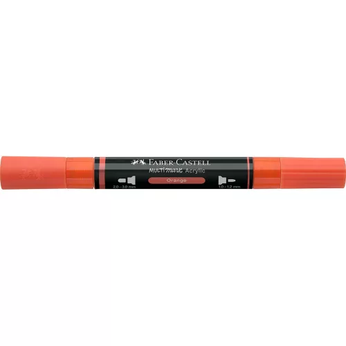 Akril marker kétvégű MULTIMARK 115 Faber-Castell narancs 