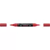 Akril marker kétvégű MULTIMARK 219 Faber-Castell eper piros