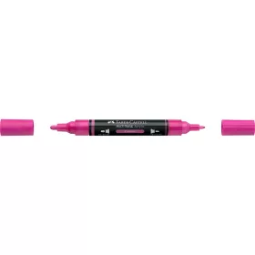 Akril marker kétvégű MULTIMARK 125 Faber-Castell fukszia 