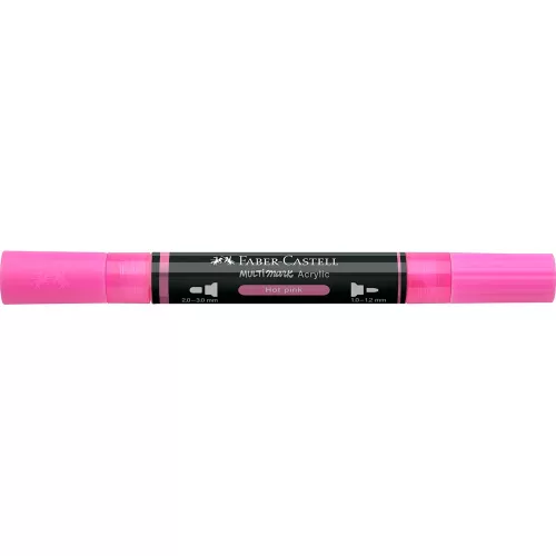 Akril marker kétvégű MULTIMARK 329 Faber-Castell pink 
