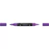 Akril marker kétvégű MULTIMARK 136 Faber-Castell levendula 