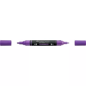   Akril marker kétvégű MULTIMARK 136 Faber-Castell levendula 