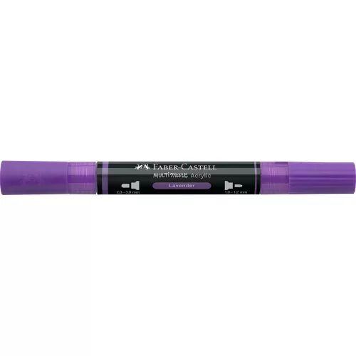 Akril marker kétvégű MULTIMARK 136 Faber-Castell levendula 