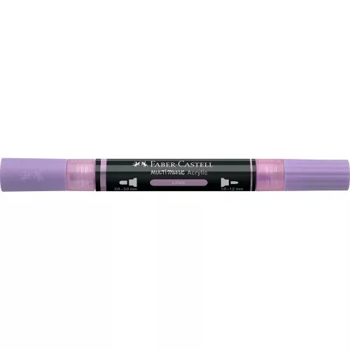 Akril marker kétvégű MULTIMARK 239 Faber-Castell lila 