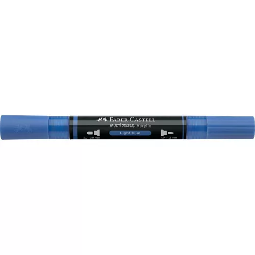 Akril marker kétvégű MULTIMARK 140 Faber-Castell világoskék 