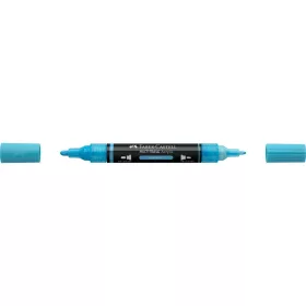   Akril marker kétvégű MULTIMARK 148 Faber-Castell jégkék 