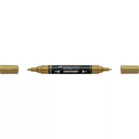 Akril marker kétvégű MULTIMARK 250 Faber-Castell arany 