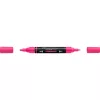 Akril marker kétvégű MULTIMARK 253 Faber-Castell neon rózsaszín