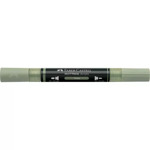 Akril marker kétvégű MULTIMARK 172 Faber-Castell zsályazöld 