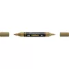 Akril marker kétvégű MULTIMARK 178 Faber-Castell kávé barna